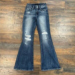 Distressed Flare Women Jeans